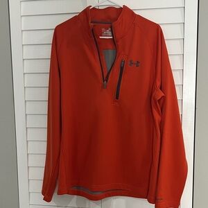 Under Armour Orange ColdGear Training Pullover